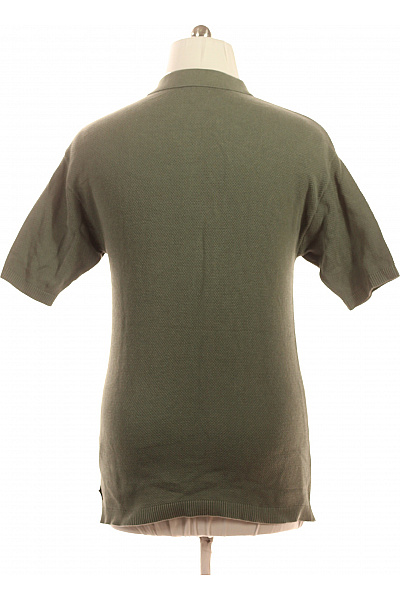 Eight2Nine Pánské bavlněné polo tričko khaki texturou s krátkým rukávem basic Vel. M | Eight2Nine | obrázek 3