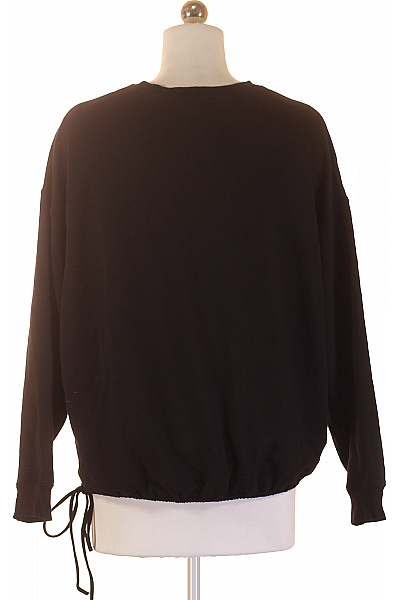 Les Lunes Dámská modalová černá mikina přes hlavu streetwear oversize se stahováním Velikost xs | Les Lunes | obrázek 3