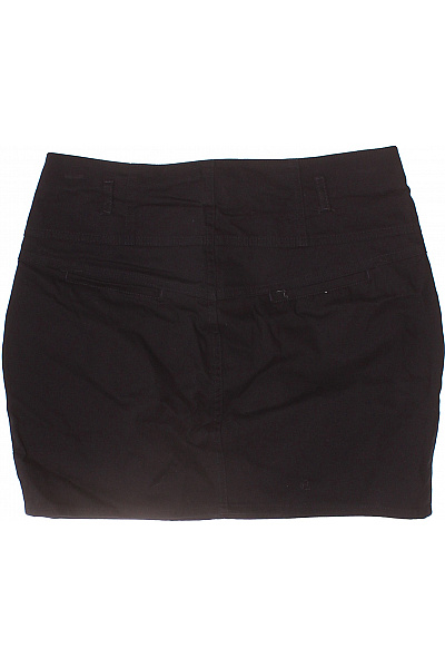 ZARA Dámská bavlněná černá mini sukně s vysokým pasem a knoflíky Vel. 42 | ZARA | obrázek 3