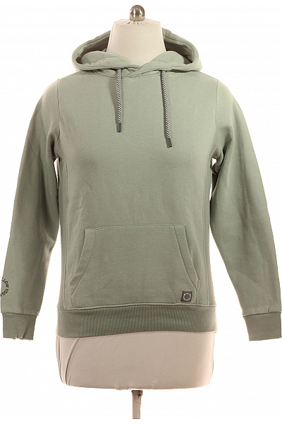 Sublevel Zelená dámská mikina s kapucí přes hlavu klokaní kapsou streetwear Vel. l | Sublevel | obrázek 2