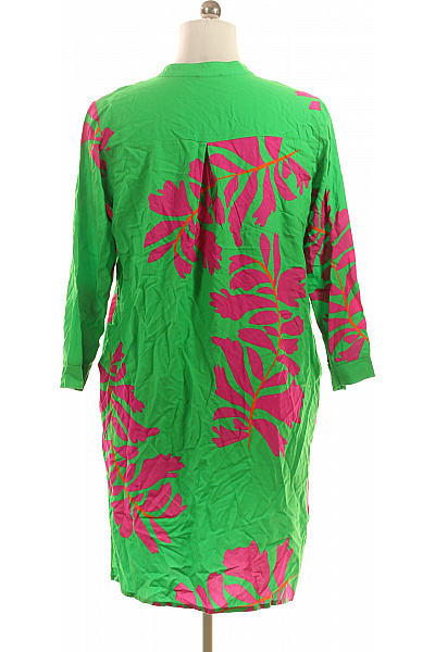 key largo zelené letní šaty květované volnočasové s dlouhým rukávem Vel. l | key largo | obrázek 2