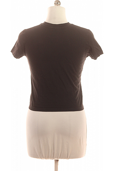 Calvin Klein dámské tričko s krátkým rukávem a potiskem basic černé bavlna Velikost M | Calvin Klein | obrázek 3