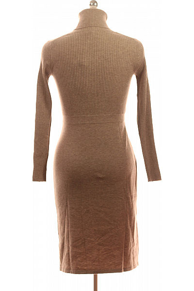LAWRENCE GREY Hnědé pletené šaty s rolákem a dlouhým rukávem Vel. s | LAWRENCE GREY | obrázek 2