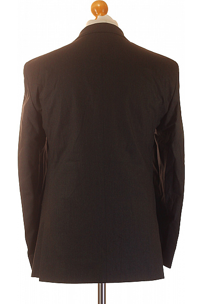 LAWRENCE GREY Polyesterové společenské sako tmavě hnědé elegantní jednořadé moderní Velikost 46 | LAWRENCE GREY | obrázek 3