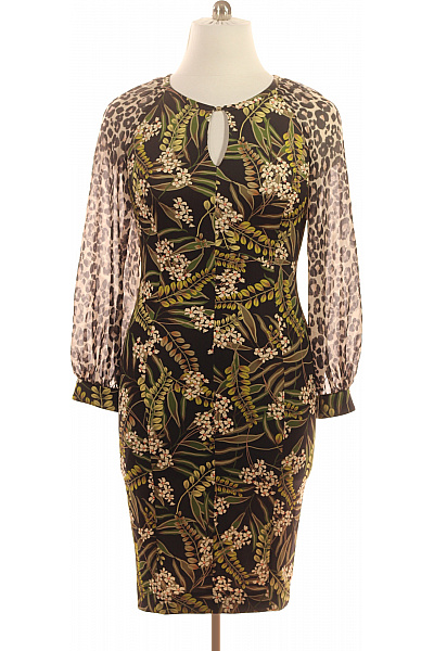 MARCCAIN Dámské květované šaty s dlouhým rukávem a zvířecím vzorem Vel. M | MARCCAIN | obrázek 2