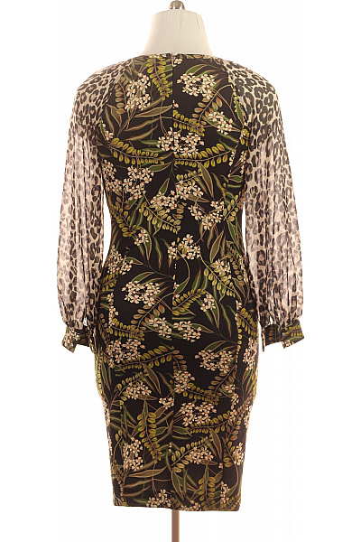 MARCCAIN Dámské květované šaty s dlouhým rukávem a zvířecím vzorem Vel. M | MARCCAIN | obrázek 3