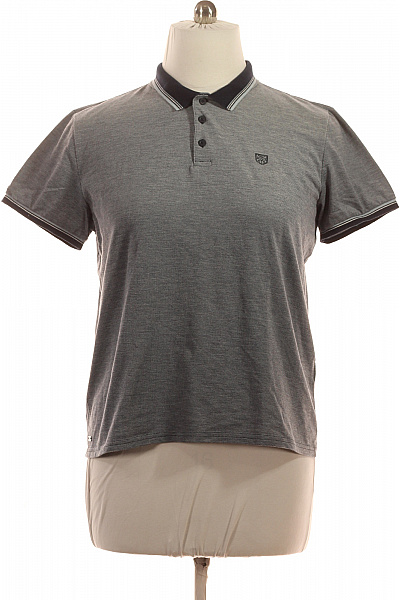 KENSINGTON Polo tričko šedé s límečkem a krátkým rukávem s výšivkou Vel. l | KENSINGTON | obrázek 2