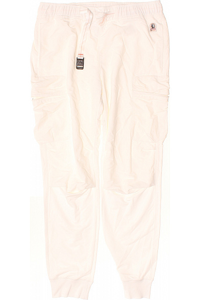 Parajumpers Pánské Cargo Kalhoty Volnočasové Dlouhé Bílé Velikost XL