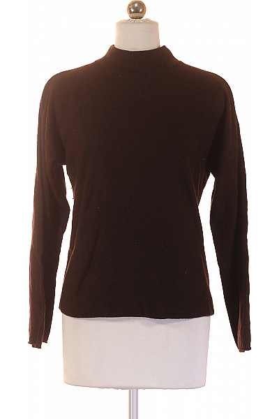 Tif Tiffy Dámský Hnědý Kašmírový Svetr Se Stojáčkem Elegantní Basic Vel. S/m