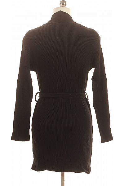 cosabella Dámský černý žebrovaný zavinovací kardigan dlouhý Vel. XS | cosabella | obrázek 3