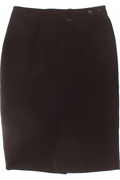 Next Dámská polyesterová pouzdrová sukně business ke kolenům černá Vel. 6 | Next | obrázek 2