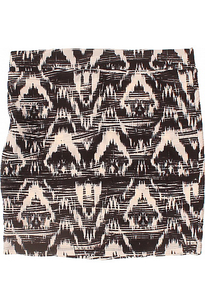 VERO MODA Dámská polyesterová mini sukně černobílá vzorovaná elastická áčková Velikost S | VERO MODA | obrázek 2