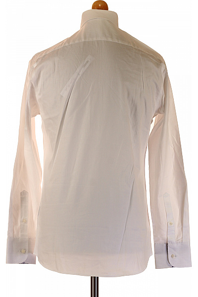 DOUGLAS HAYWARD Pánská bílá košile dlouhý rukáv elegantní business vypasovaná Velikost 40 | DOUGLAS HAYWARD | obrázek 2