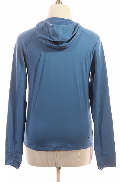 Pánská modrá funkční mikina s kapucí na zip outdoor Velikost l | Unimoda | obrázek 2