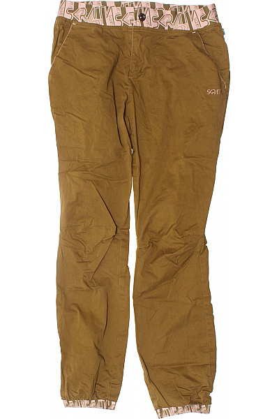 Dámské Hnědé Outdoorové Snowboardové Kalhoty Volné Velikost 38