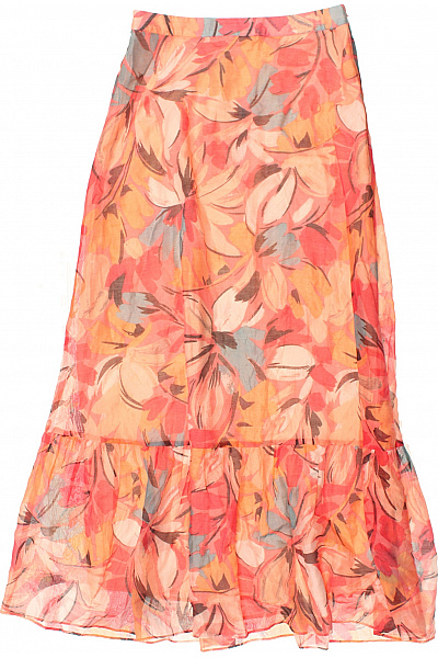 s.OLIVER Dámská dlouhá maxi sukně letní volná průsvitná květinová s volány Vel. 36 | s.OLIVER | obrázek 2