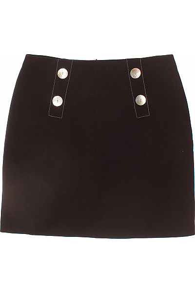 Esprit Dámská černá mini pouzdrová sukně s knoflíky elegantní Vel. 38 | Esprit | obrázek 2