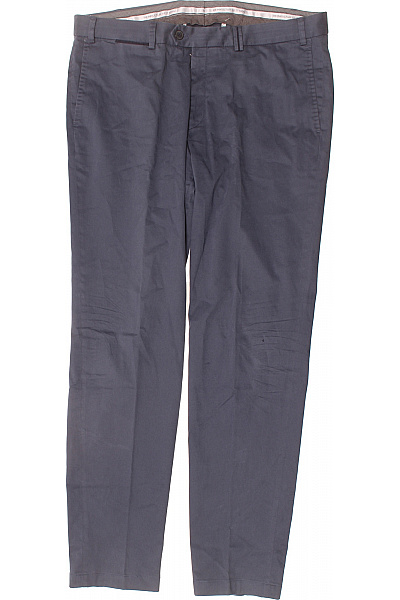 Hiltl Pánské Chino Kalhoty Tmavě Modré Rovné Volnočasové Ležérní S Kapsami Vel. XL