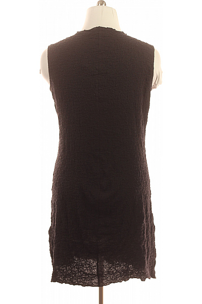 TOM TAILOR Dámské černé letní tunikové šaty úpletové texturované Vel. L | TOM TAILOR | obrázek 3