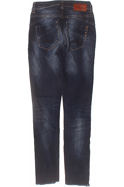 PULZ JEANS Dámské džíny modré strečové úzké s kapsami Velikost 25 | PULZ JEANS | obrázek 2
