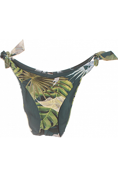 Dámské plavkové kalhotky zelené tropické na zavazování | Unimoda | obrázek 2