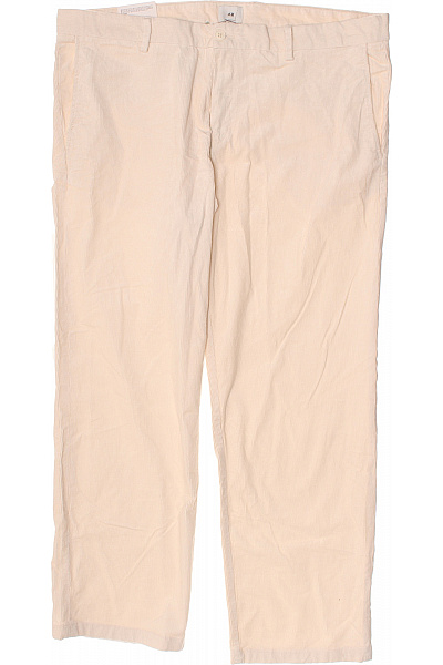 HM  Béžové bavlněné volnočasové kalhoty rovné Velikost 42 | HM  | obrázek 2