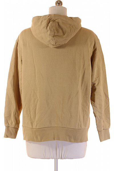 Knowledge Cotton Apparel Dámská bavlněná mikina s kapucí přes hlavu béžová streetwear s potiskem Vel. xl | Knowledge Cotton Apparel | obrázek 2