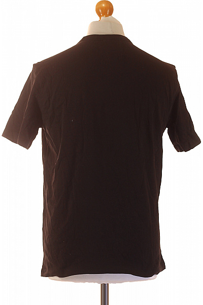 NOWADAYS Pánské bavlněné tričko černé krátký rukáv basic s výšivkou Vel. S | NOWADAYS | obrázek 2