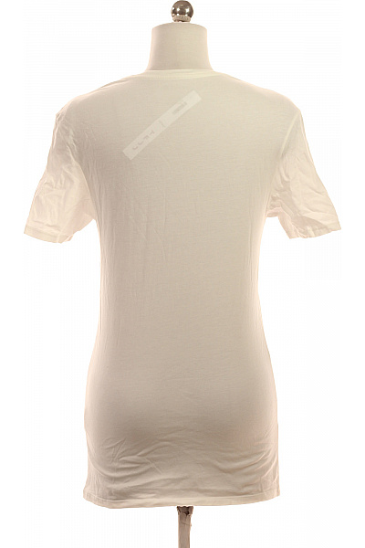 LACOSTE Dámské bílé basic tričko s krátkým rukávem a kulatým výstřihem Vel. S | LACOSTE | obrázek 2