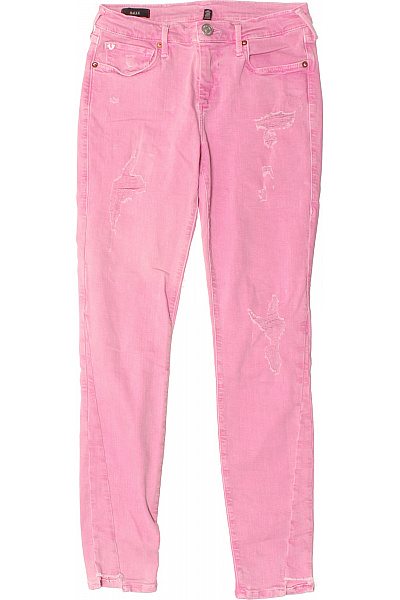 Roztrhané Dámské Džíny Růžové True Religion Vel. 28