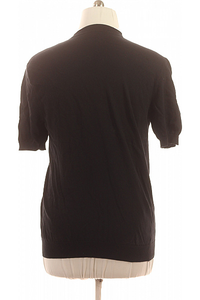 roberto cavalli Dámská černá pletená halenka krátký rukáv úpletová Velikost L | roberto cavalli | obrázek 3