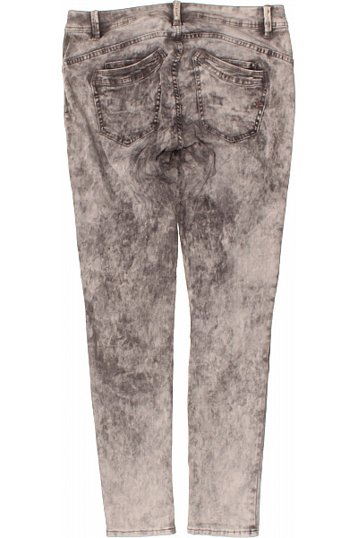 buena vista Dámské šedé seprané džíny strečové úzké na knoflíky Vel. xl | buena vista | obrázek 2