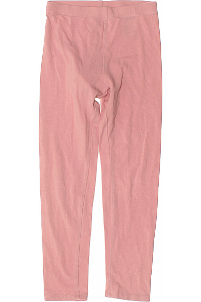 HM  Dívčí Capri Legíny Jednoduché Růžové Strečové Pohodlné Vel. 122 | HM  | obrázek 2