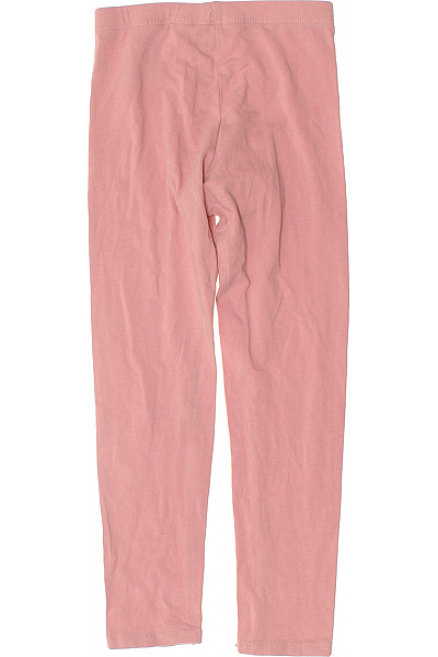 HM  Dívčí Capri Legíny Jednoduché Růžové Strečové Pohodlné Vel. 122 | HM  | obrázek 3