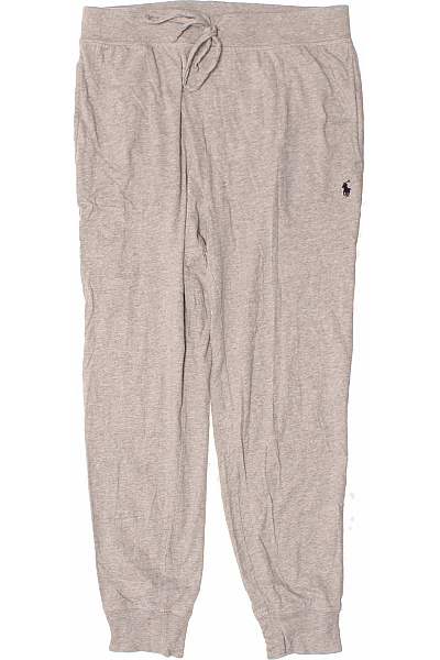 Ralph Lauren Pánské šedé úpletové tepláky s logem na zavazování Vel. M | Ralph Lauren | obrázek 2