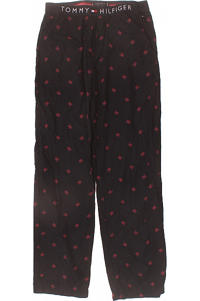 TOMMY HILFIGER Pánské Pyžamové Kalhoty černé S Potiskem Velikost S