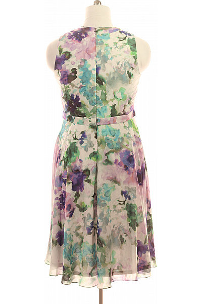 Vera Mont Dámské šaty bez rukávů květované s páskem elegantní letní Velikost 44 | Vera Mont | obrázek 3