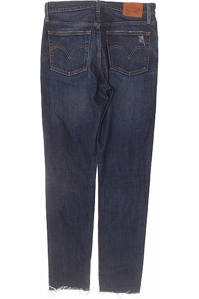 LEVIS Pánské modré džíny vintage střih s dírami a roztřepenými nohavicemi Vel. S | LEVIS | obrázek 2