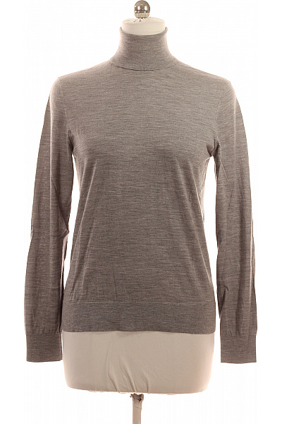 theory Dámský šedý tenký vlněný rolák basic dlouhý rukáv přes hlavu Velikost S | theory | obrázek 2