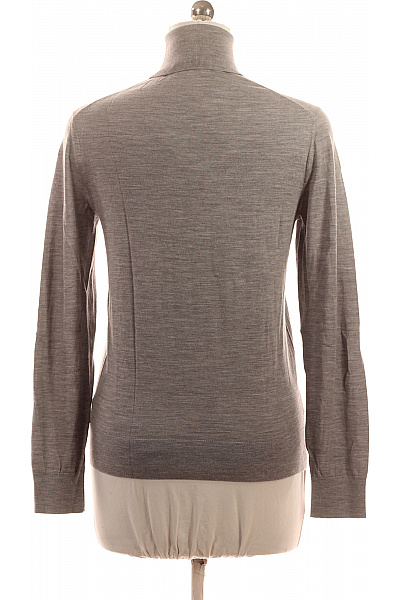 theory Dámský šedý tenký vlněný rolák basic dlouhý rukáv přes hlavu Velikost S | theory | obrázek 3