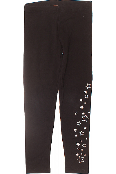 Canda Dívčí černé legíny s potiskem hvězdy slim fit Vel. 128 | Canda | obrázek 2