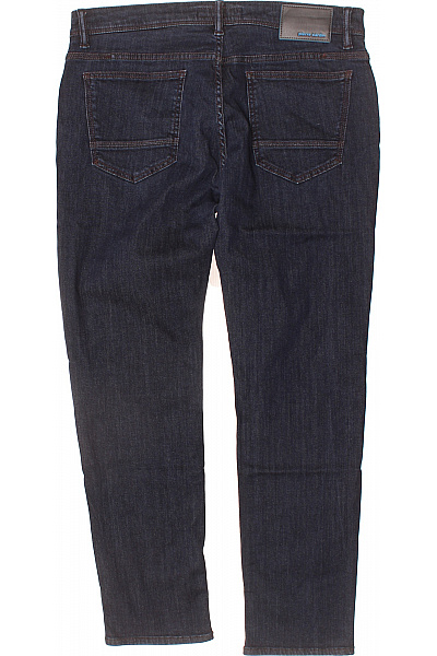 PIERRE CARDIN Pánské tmavě modré rovné džíny strečové klasické s kapsami Velikost 36/32 | PIERRE CARDIN | obrázek 2