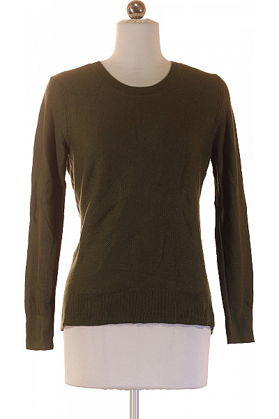 Gap Dámský zelený pletený pulovr basic žebrovaný podzimní Vel. s | Gap | obrázek 2