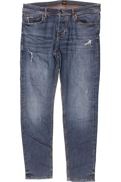 Pánské Džíny Modré Hugo Boss Second Hand Vel. 34/32