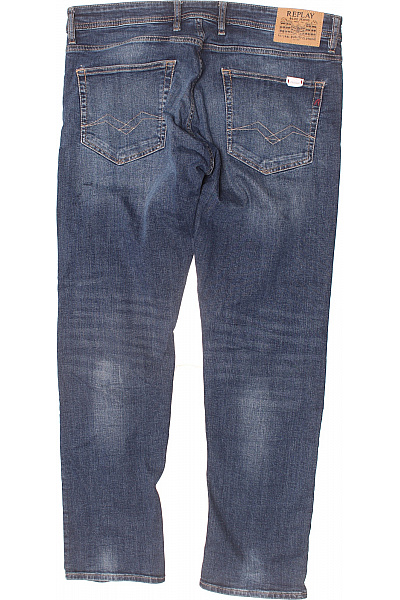 Pánské Rovné Džíny Modré REPLAY Second hand Vel. 36 | REPLAY | obrázek 2