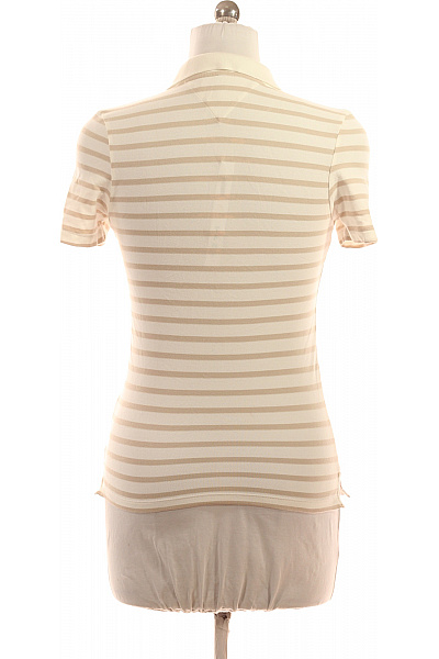 TOMMY HILFIGER Dámské pruhované polo tričko s krátkým rukávem a límečkem Vel. M | TOMMY HILFIGER | obrázek 2