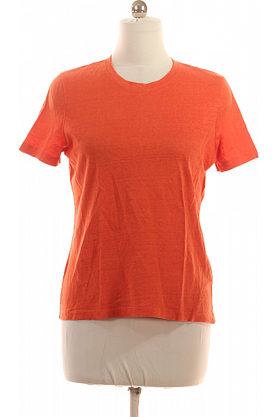 Marc O´Polo Dámské Oranžové Tričko Basic Krátký Rukáv Jednobarevné Kulatý Výstřih Bavlna Velikost M | Marc O´Polo | obrázek 2