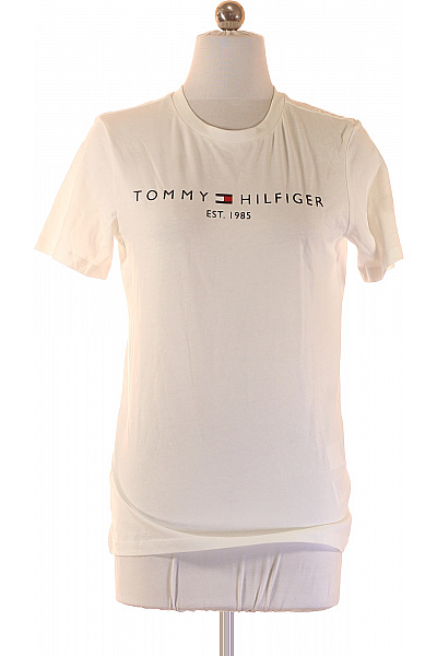 TOMMY HILFIGER Dětské tričko bílé bavlna krátký rukáv Vel. 164 | TOMMY HILFIGER | obrázek 2