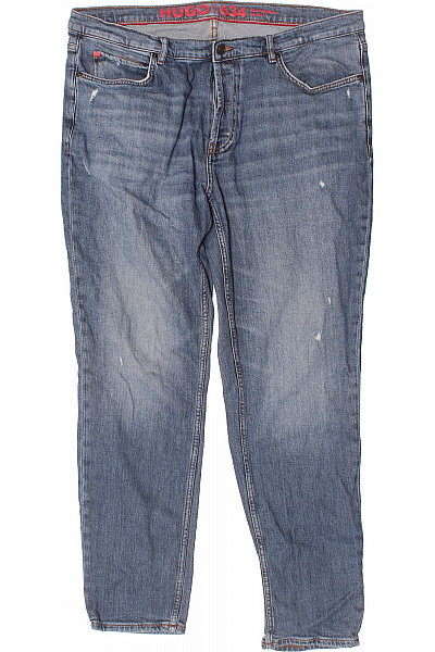 Hugo Boss Roztrhané Pánské Džíny Modré Second Hand