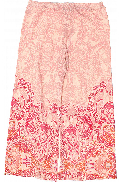 IVKO Dámské volné dlouhé kalhoty s potiskem paisley pro volnočasové nošení Velikost 44 | IVKO | obrázek 2